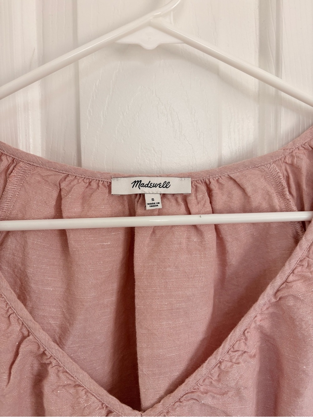 Madewell Petite Linen-Blend Lorelei Mini Dress - Picture 6 of 10